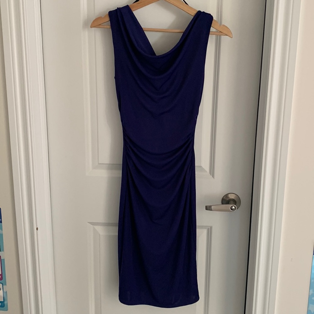 Purple Evening Dress Le Chateau XXS